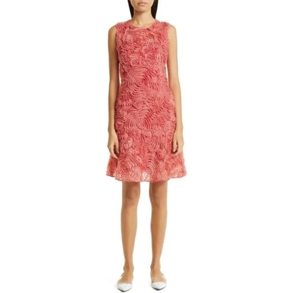 AKRIS PUNTO Gingham Gathered Organdy &
Tulle Dress SIZE US 10